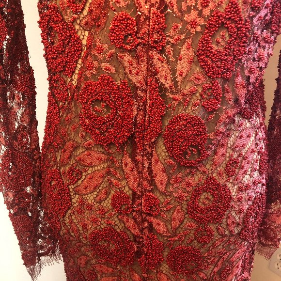 NWT Gucci Beaded Sheer Alessandro Michele Dress - Picture 3 of 11